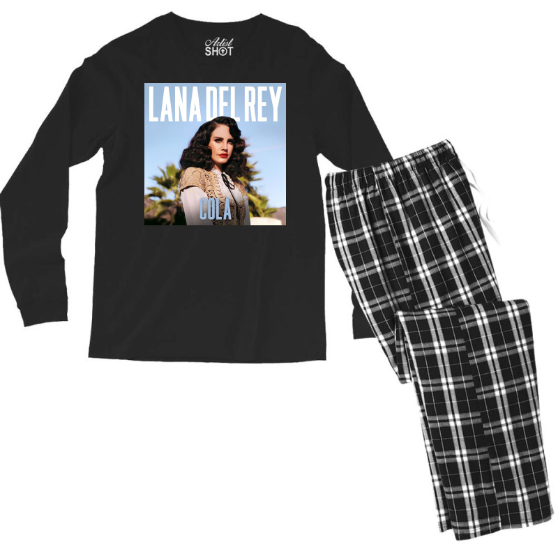 Lana Del Ray Cola Poster Men's Long Sleeve Pajama Set | Artistshot