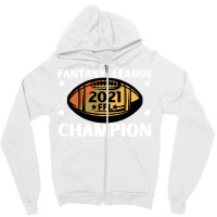 Fantasy League Champion Ffl Football 2021 Winner Vintage Sweatshirt Zipper Hoodie | Artistshot