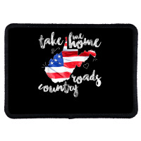 Wv Country Roads Enlarged Version West Virginia T Shirt Rectangle Patch | Artistshot