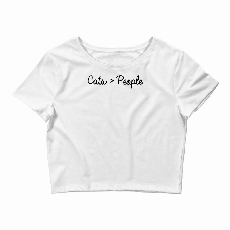 Cats  People Crop Top by Hargitcustom | Artistshot