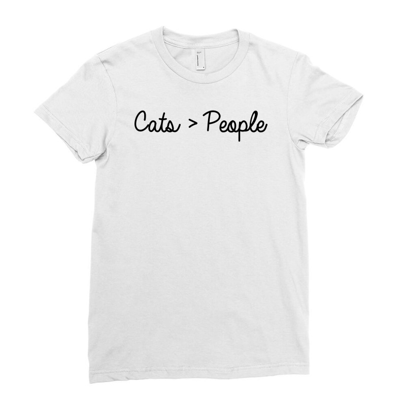 Cats  People Ladies Fitted T-Shirt by Hargitcustom | Artistshot