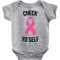 Check Yo'self   Proceeds Will Be Donated Baby Bodysuit | Artistshot