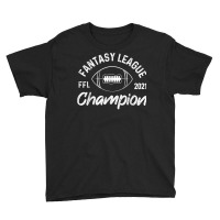 Fantasy League Champion Ffl Football 2021 Winner Vintage T Shirt Youth Tee | Artistshot