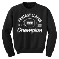 Fantasy League Champion Ffl Football 2021 Winner Vintage T Shirt Youth Sweatshirt | Artistshot