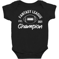 Fantasy League Champion Ffl Football 2021 Winner Vintage T Shirt Baby Bodysuit | Artistshot