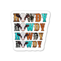 Howdy Baby Cow Sticker | Artistshot