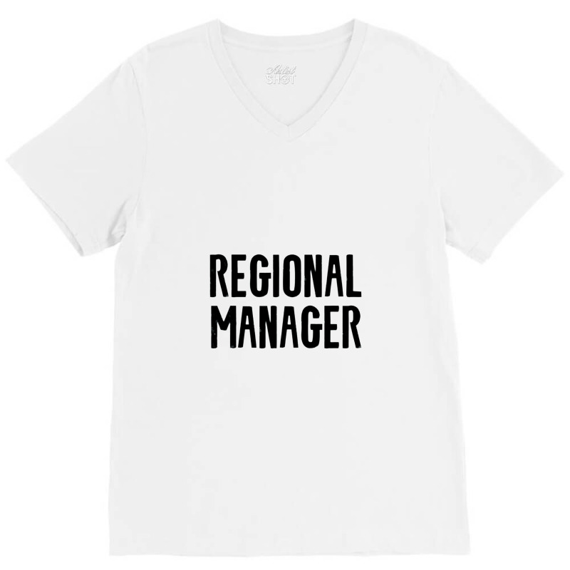 Regional Manager Crew Stregional Manager Crew Staff Assistant Director V-Neck Tee by dwindupadi | Artistshot