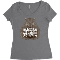 Hungry Bear Women's Triblend Scoop T-shirt | Artistshot