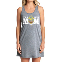 I'm A Proud Cheer Football Mom   Combined Sports Pullover Hoodie Tank Dress | Artistshot