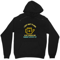 I Just Want To Work In My Garden And Hangout With My Cat Unisex Hoodie | Artistshot