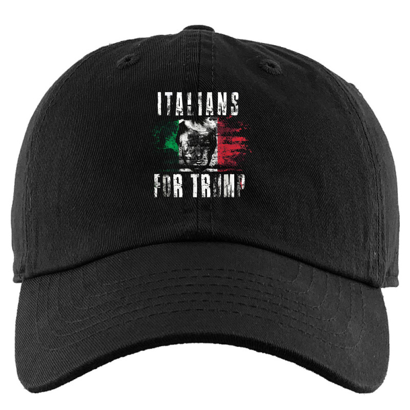 Italians For Trump   American And Italy Patriotic Kids Cap by kerjalembor | Artistshot