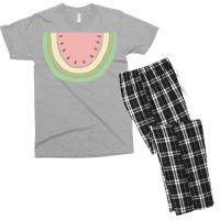 Watermelon T  Shirt Boho Watermelon Slice Minimal Scandinavian Art Des Men's T-shirt Pajama Set | Artistshot