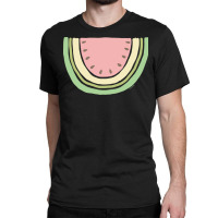 Watermelon T  Shirt Boho Watermelon Slice Minimal Scandinavian Art Des Classic T-shirt | Artistshot