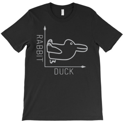Wittgenstein Rabbit Duck Illusion1 01 T-shirt Designed By Lina Marlina