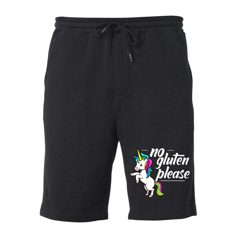 No Gluten Please Fleece Short | Artistshot