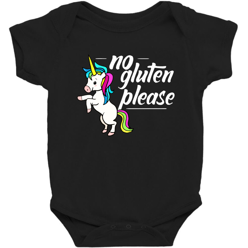 No Gluten Please Baby Bodysuit | Artistshot