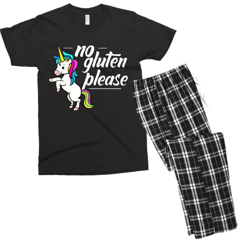 No Gluten Please Men's T-shirt Pajama Set | Artistshot