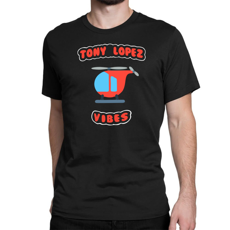 Tony Lopez Helicopter Classic T shirt. By Artistshot