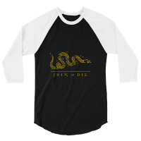 Join Or Die 3/4 Sleeve Shirt | Artistshot