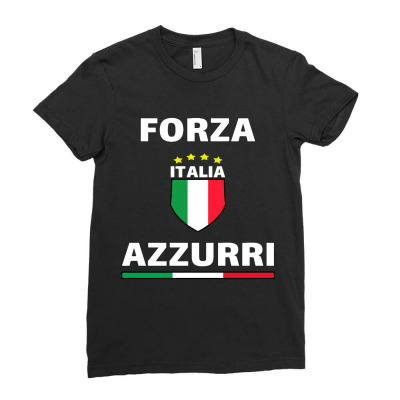 Italy Soccer Italia Flag Football 2021 Ladies Fitted T-shirt Designed By Best Seller
