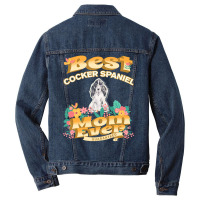 Dog Moms T  Shirt Best Cocker Spaniel Mom   Dog Mom, Dog Owner Gifts T Men Denim Jacket | Artistshot