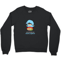 Just A Boy Who Loves Anime And Ramen Funny Anime Crewneck Sweatshirt | Artistshot