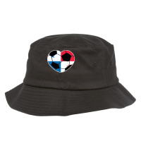 Panama Soccer Ball Heart Jersey Shirt   Panama Football Gift Bucket Hat | Artistshot