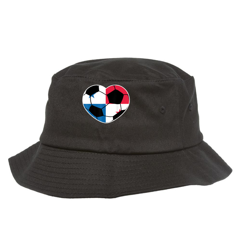 Panama Soccer Ball Heart Jersey Shirt   Panama Football Gift Bucket Hat by copedoire | Artistshot