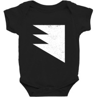 Geometric Triangles Overlay Shapes Geometry Art Distressed Baby Bodysuit | Artistshot