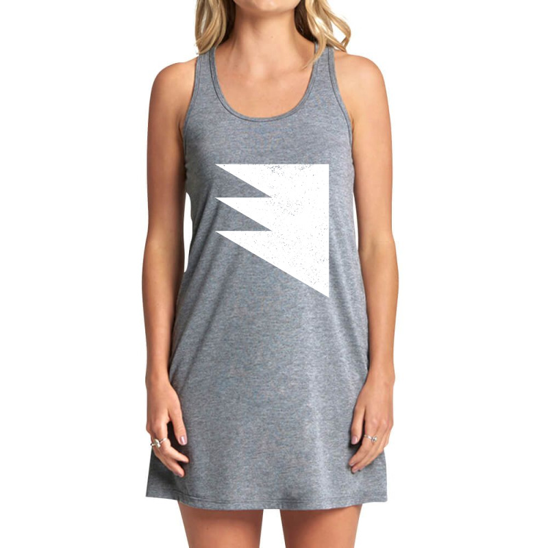 Geometric Triangles Overlay Shapes Geometry Art Distressed Tank Dress by jedarramai | Artistshot