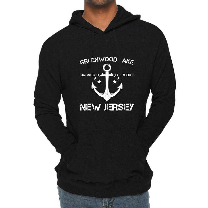 Greenwood Lake New Jersey Funny Fishing Camping Summer Gift Lightweight Hoodie | Artistshot