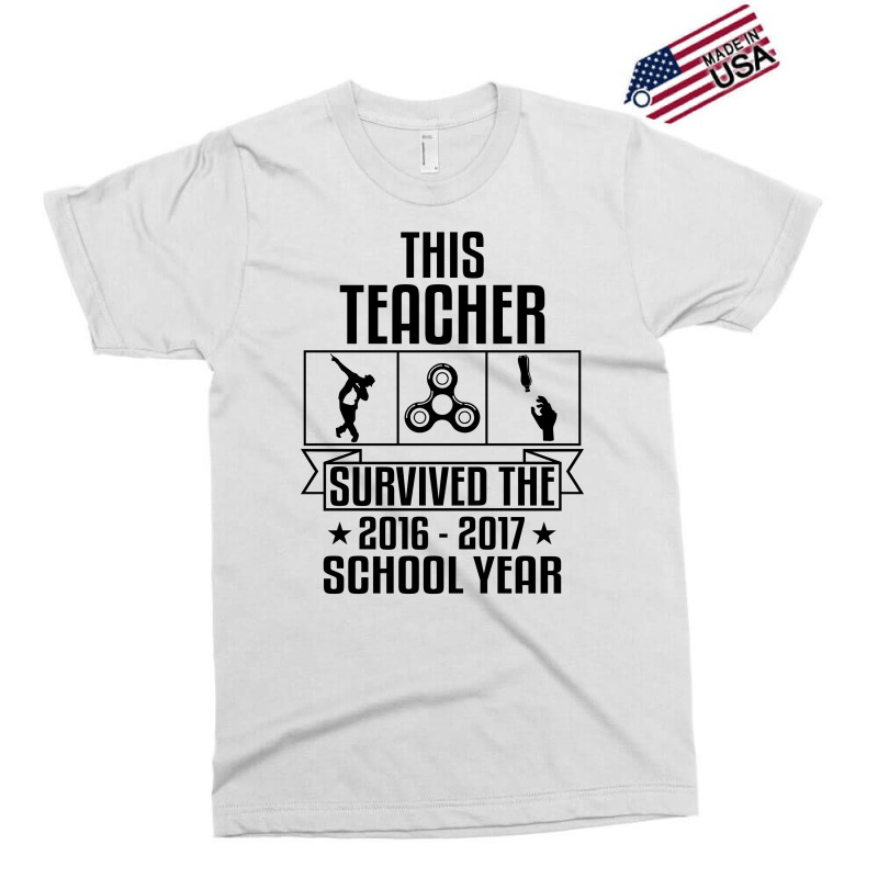 This Teacher Survived The 2016 2017 School Yea Exclusive T-shirt | Artistshot