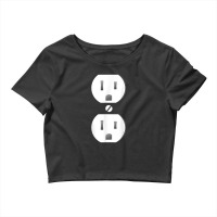 Electrical Outlet Socket Easy Costume Crop Top | Artistshot