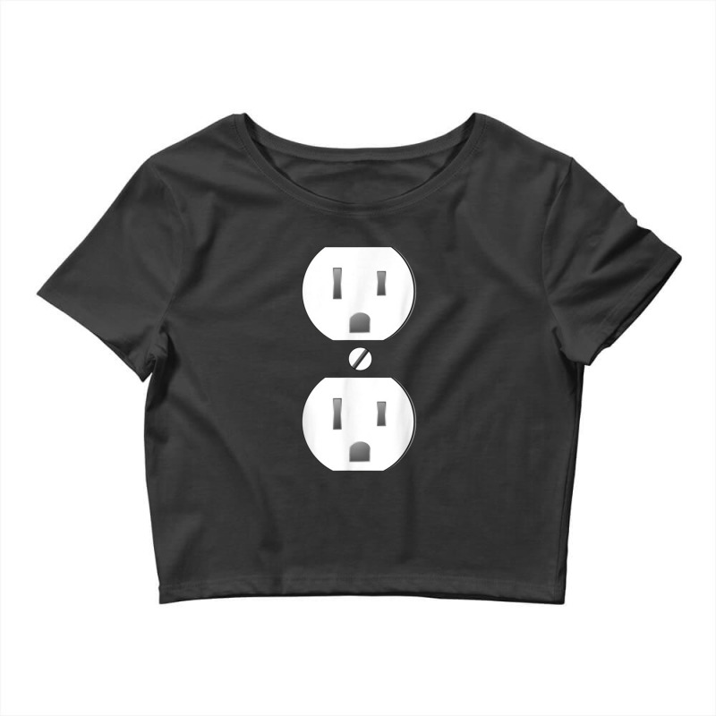 Electrical Outlet Socket Easy Costume Crop Top by matiroso | Artistshot