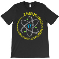 Atom Pi Math Science Stem Gift 3.14 Pi Day T Shirt T-shirt | Artistshot