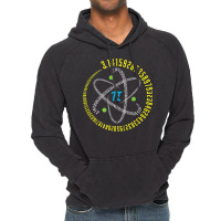 Atom Pi Math Science Stem Gift 3.14 Pi Day T Shirt Vintage Hoodie | Artistshot