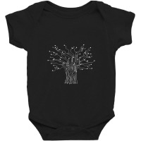 Electronics Technician Binary Tree   Electrical Engineer Baby Bodysuit | Artistshot