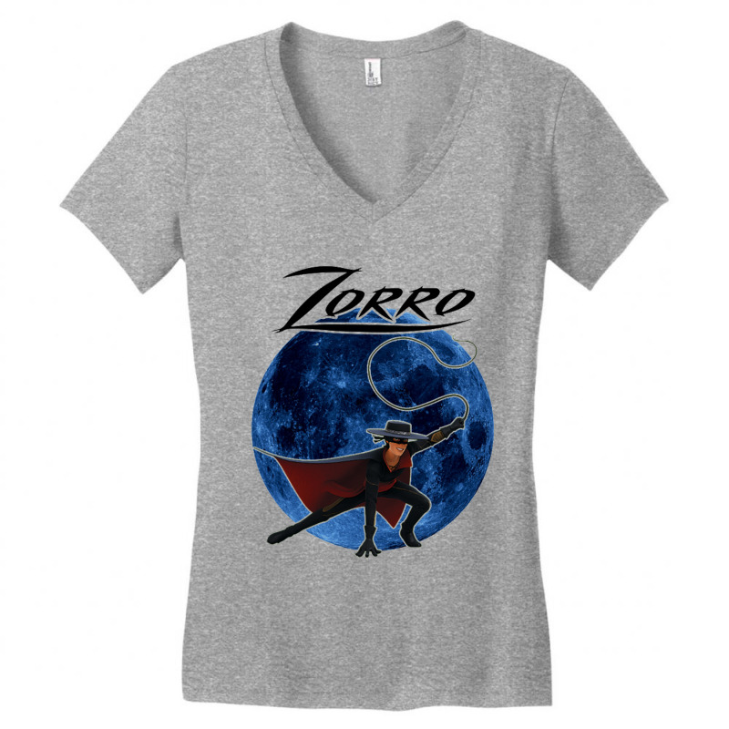 Zorro For Light Women's V-Neck T-Shirt by nbobatiga | Artistshot