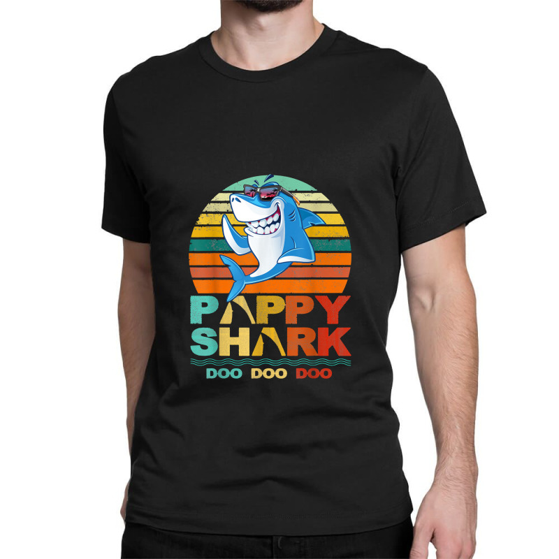 Pappy Shark Pappy Shark Lover Family Father's Day Classic T-shirt | Artistshot