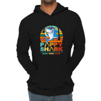 Pappy Shark Pappy Shark Lover Family Father's Day Lightweight Hoodie | Artistshot