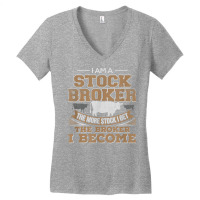 Cattle Rancher Funny Cow Shirt Stockbroker Cattleman Farmer Women's V-neck T-shirt | Artistshot