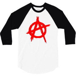 anarchy 3/4 Sleeve Shirt | Artistshot