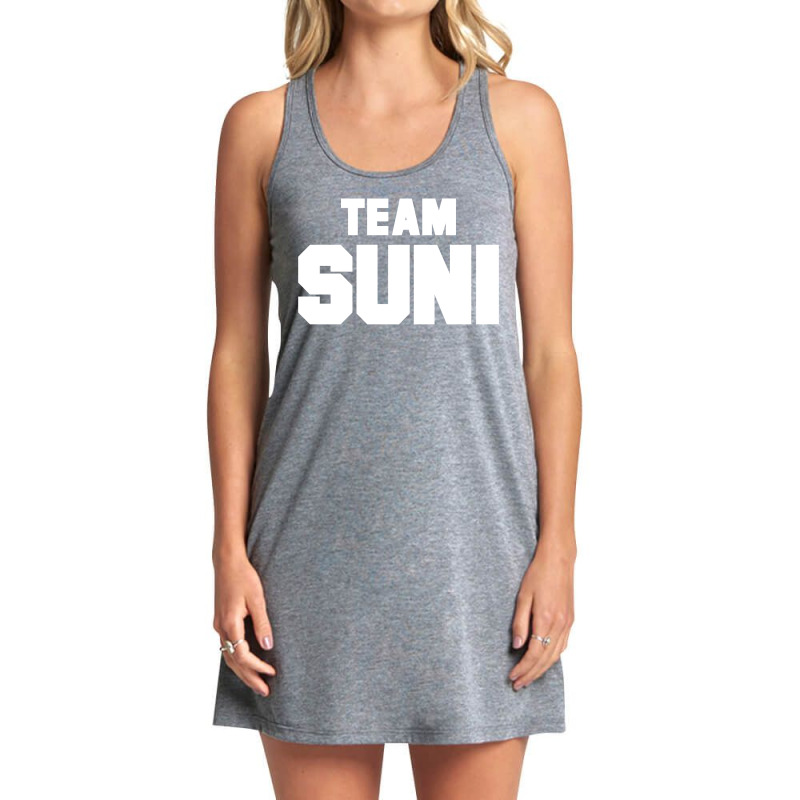 Team Suni - Black And White Tank Dress by HelloShop | Artistshot