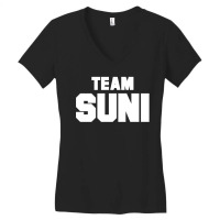 Team Suni - Black And White Women's V-neck T-shirt | Artistshot