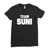 Team Suni - Black And White Ladies Fitted T-shirt | Artistshot