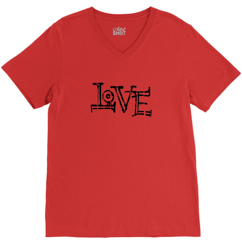 Love Couple V-Neck Tee by danielart | Artistshot