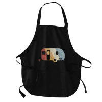 Camping Camping Retro Style Vintage Medium-length Apron | Artistshot