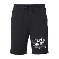 Camping Camping Sunrise Let`s Go Camping Fleece Short | Artistshot