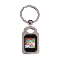 Canadian Indie Pop Alternative Rock Allv Silver Rectangle Keychain | Artistshot