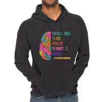 Intelligence Is The Ability To Adapt To Change Vintage Hoodie | Artistshot